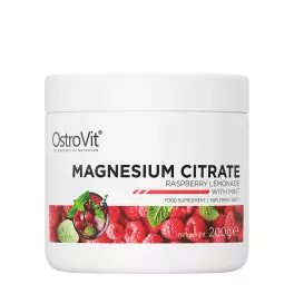   OstroVit Magnézium-citrát - Málnás Limonádé Mentával (200 g)