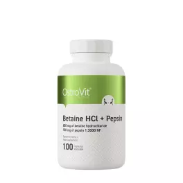 OstroVit Betaine HCL + Pepsin (100 Kapszula)