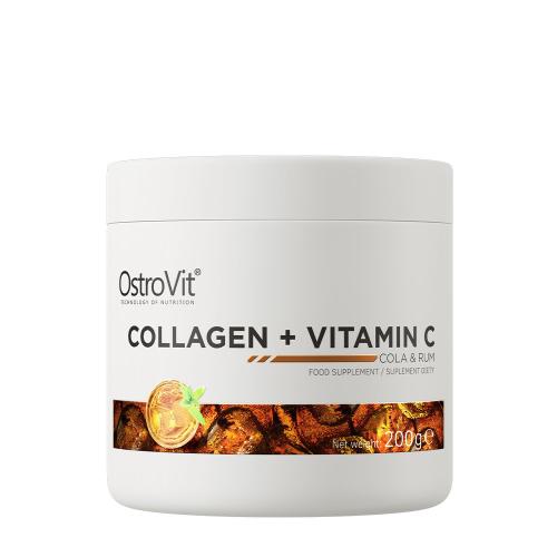 OstroVit Kollagén + C-vitamin (200 g, Cola & Rum)