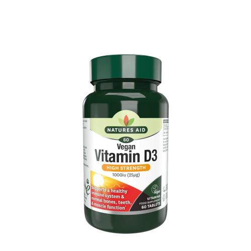 Natures Aid Vegán D3 1000 NE (60 Tabletta)