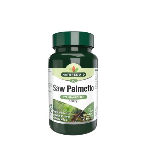 Natures Aid Saw Palmetto - Fűrészpálma 500 mg (90 Tabletta)