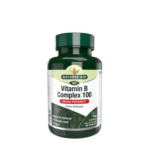 Natures Aid Mega B complex 100 mg (60 Tabletta)