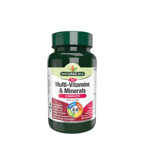 Natures Aid Complete Multi-Vitamins & Minerals (90 Tabletta)