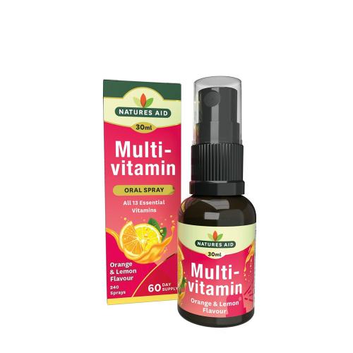 Natures Aid Multivitamin Daily Oral Spray (30 ml, Citrom és Narancs)