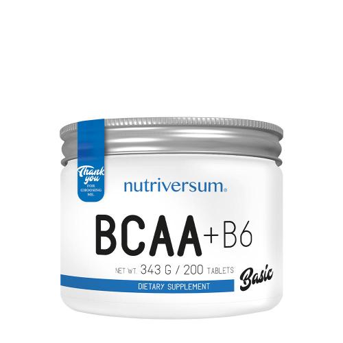 Nutriversum BCAA + B6-vitamin - BASIC (200 Tabletta)