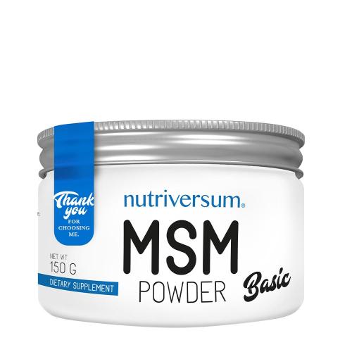 Nutriversum MSM por - BASIC (150 g, Ízesítetlen)