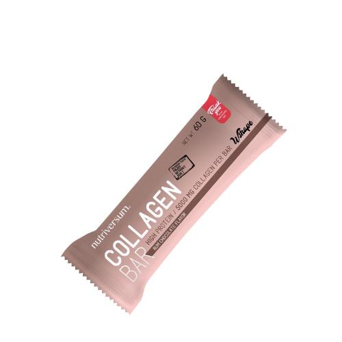 Nutriversum Collagen Bar - Fehérjeszelet Kollagénnel - WSHAPE (60 g, Rumos Csokoládé)