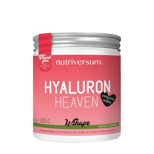Nutriversum Hyaluron Heaven - Hialuronsav komplex - WSHAPE (200 g, Matcha Eper)