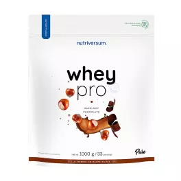   Nutriversum Whey PRO - Tejsavó Fehérje - PURE (1000 g, Csokoládé & Mogyoró)