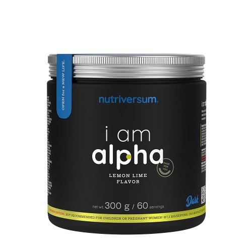Nutriversum I am Alpha - DARK - Mentális frissesség férfiaknak (300 g, Citrom Lime)