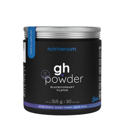 Nutriversum GH Powder - Éjszakai regeneráció (315 g, Fekete Ribizli)