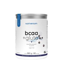 Nutriversum BCAA + GLUTA  (360 g, Fekete Ribizli)