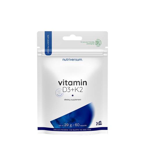 Nutriversum D3 + K2 Vitamin (60 Kapszula)