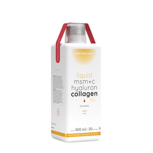 Nutriversum Liquid MSM+C Hyaluron Collagen - WOMEN (500 ml, Narancs)