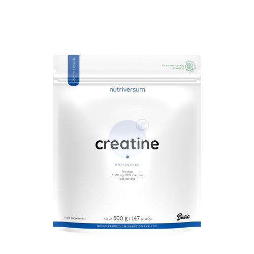 Nutriversum Creatine - BASIC (500 g, Ízesítetlen)