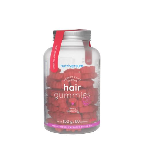 Nutriversum NUTRIVERSUM WOMEN - HAIR GUMMIES (sugar free) (60 gummies, wild berries) (60 Gumicukor, Erdei Gyümölcs)