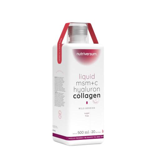 Nutriversum Liquid MSM+C Hyaluron Collagen - WOMEN (500 ml, Erdei gyümölcs)
