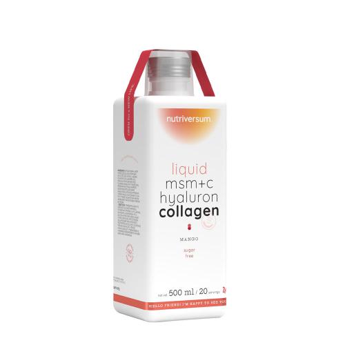 Nutriversum Liquid MSM+C Hyaluron Collagen - WOMEN (500 ml, Mangó)