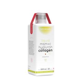   Nutriversum MSM+C Hialuronsav Kollagén Ital (500 ml, Ananász)