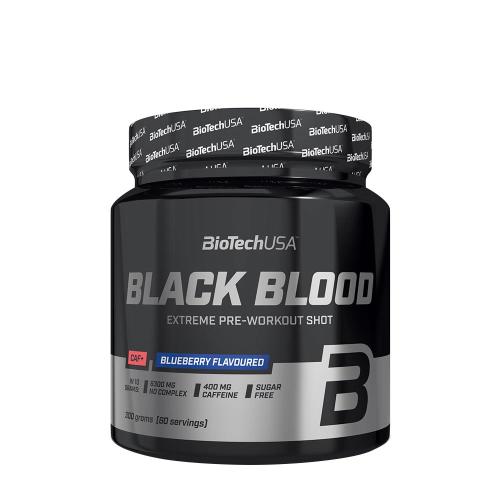 BioTechUSA Black Blood CAF+ - Edzés előtti (300 g, Kékáfonya)