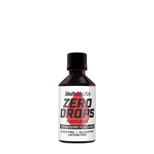 BioTechUSA Zero Drops Ízesítőcsepp (50 ml, Eper)