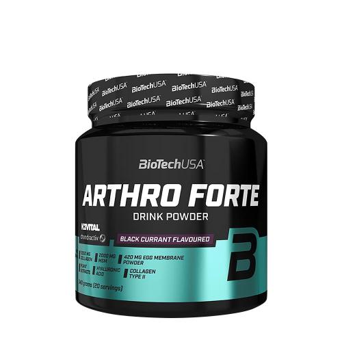 BioTechUSA Arthro Forte italpor (340 g, Fekete Ribizli)