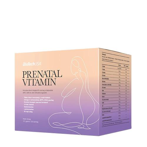 BioTechUSA Prenatal Vitamin, babaváró étrendkiegészítő csomag (30 Csomag)