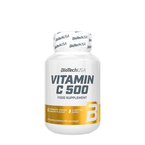 BioTechUSA Vitamin C 500 (120 Rágótabletta)
