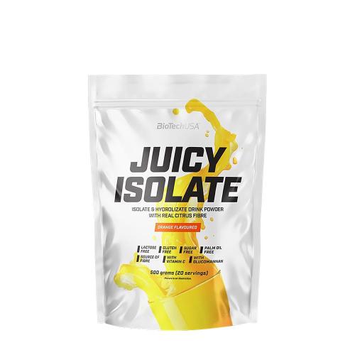 BioTechUSA Juicy Isolate fehérjeitalpor (500 g, Narancs)