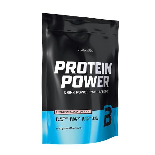 BioTechUSA Protein Power (1000 g, Eper Banán)