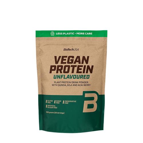 BioTechUSA Vegan Protein Unflavoured (500 g, Ízesítetlen)