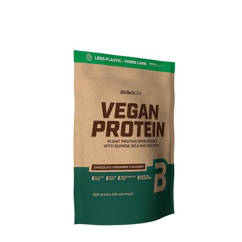 BioTechUSA Vegan Protein, fehérje vegánoknak (500 g, Csokoládé Fahéj)