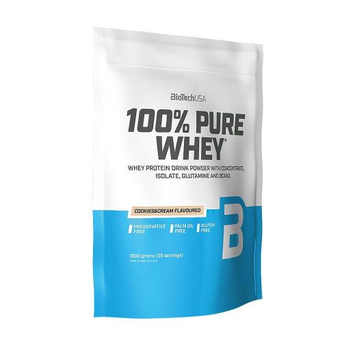 BioTechUSA 100% Pure Whey tejsavó fehérjepor (1000 g, Csokis Keksz és Krém )