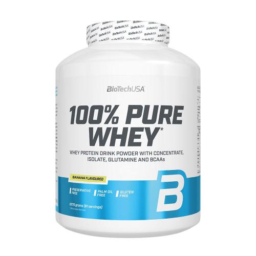 BioTechUSA 100% Pure Whey tejsavó fehérjepor (2270 g, Banán)