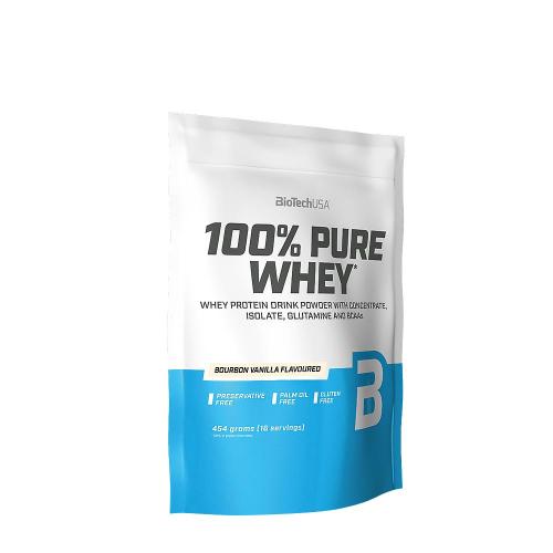 BioTechUSA 100% Pure Whey tejsavó fehérjepor (454 g, Bourbon vanília)
