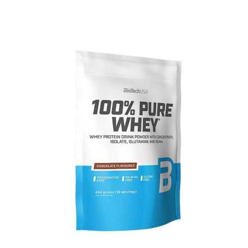 BioTechUSA 100% Pure Whey tejsavó fehérjepor (454 g, Csokoládé)