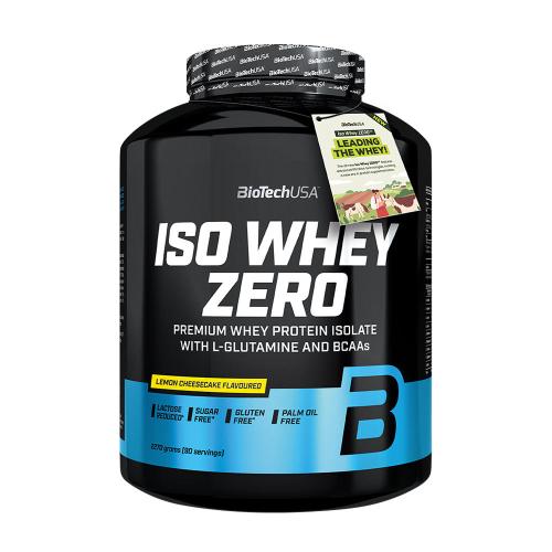 BioTechUSA Iso Whey Zero prémium fehérje (2270 g, Citromos sajttorta)