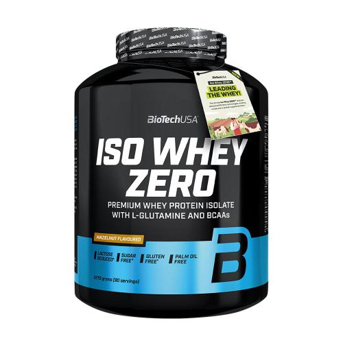 BioTechUSA Iso Whey Zero prémium fehérje (2270 g, Földimogyoró)