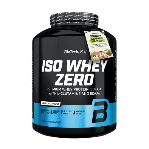 BioTechUSA Iso Whey Zero prémium fehérje (2270 g, Vanília)