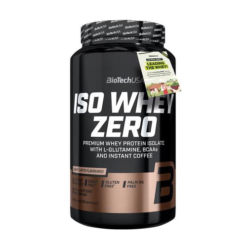 BioTechUSA Iso Whey Zero prémium fehérje (908 g, Caffé latte)