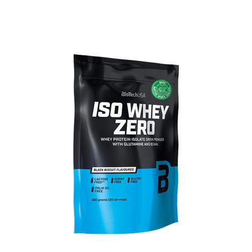 BioTechUSA Iso Whey Zero prémium fehérje (500 g, Black Biscuit)