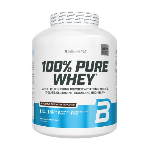 BioTechUSA 100% Pure Whey tejsavó fehérjepor (2270 g, Csokoládés Kókusz)