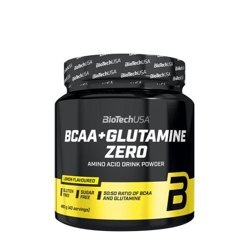 BioTechUSA BCAA + Glutamine Zero (480 g, Citrom)