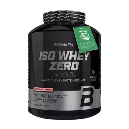   BioTechUSA Iso Whey Zero Black tejsavófehérje (1816 g, Eper)