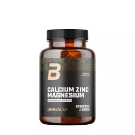   BioTechUSA Calcium Zinc Magnesium from Organic Sources (90 Tabletta)
