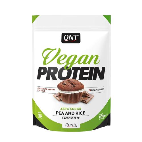Qnt Vegan Protein Powder (500 g, Csokis Muffin)