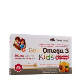  Olimp Labs Gold Omega 3 Kids Gummies - Omega 3 Gumicukor Gyerekeknek (30 Gumicukor, Trópusi)