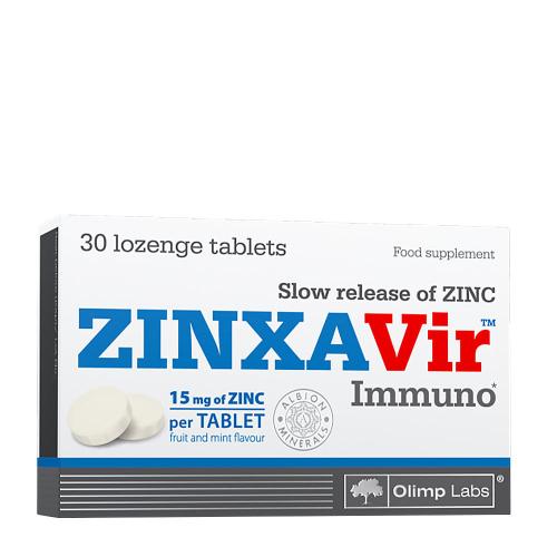 Olimp Labs ZINXAVir Immuno - Cink (30 Szopogató Tabletta)