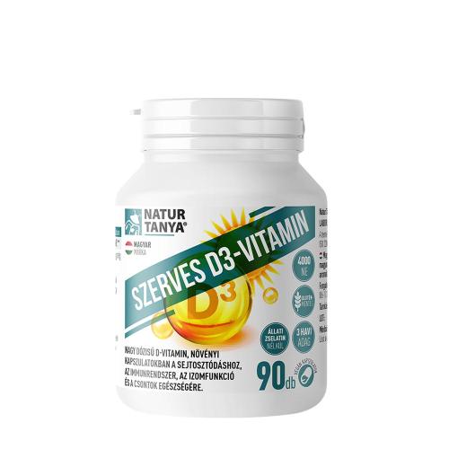 Natur Tanya Szerves D3-Vitamin 4000 NE E-vitaminnal (90 Kapszula)