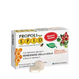   Natur Tanya S. EPID Propoliszos Szopogatós Tabletta Alpesi Növénnyel, Cinkkel, C-Vitaminnal (20 db)